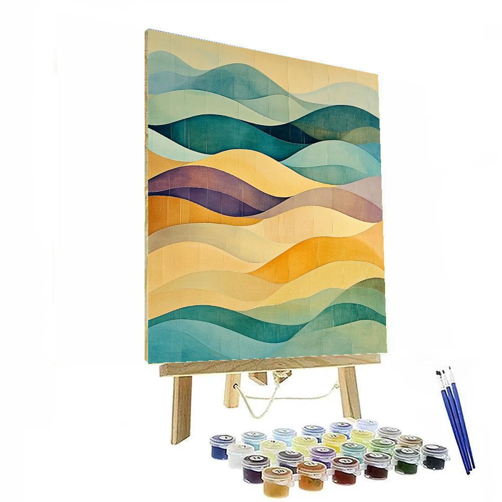 Paul Klee Inspired Celestial Lattice Painting by numbers kit