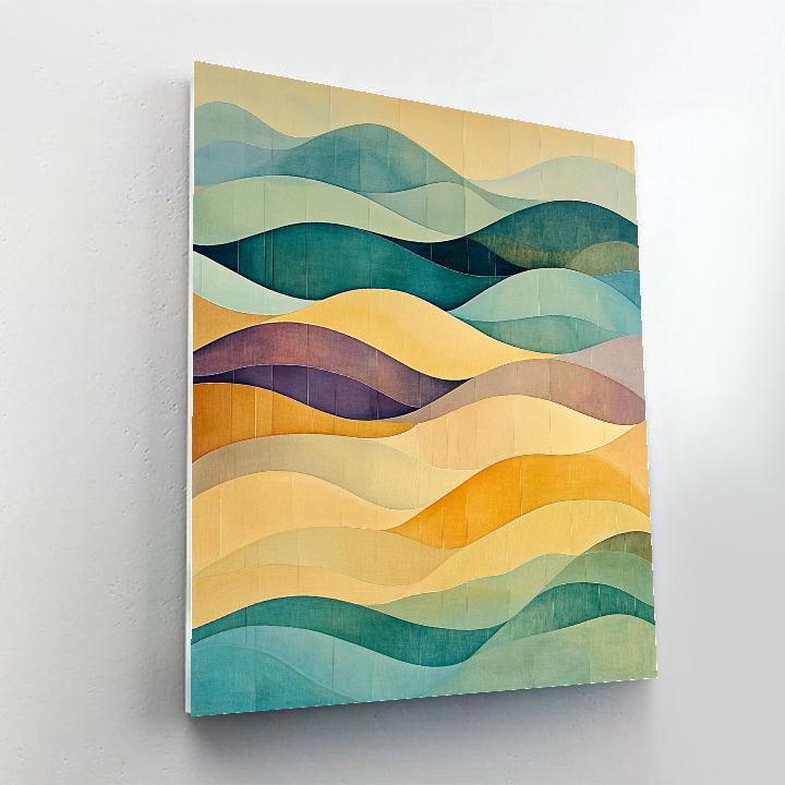 Paul Klee Inspired Celestial Lattice Painting by numbers kit