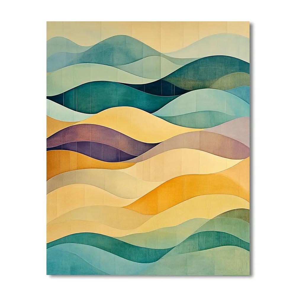 Paul Klee Inspired Celestial Lattice Painting by numbers kit