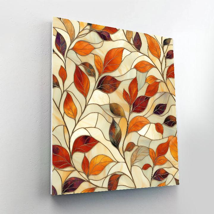 Alphonse Mucha Inspired Symphony Of Autumn Light paint by numbers