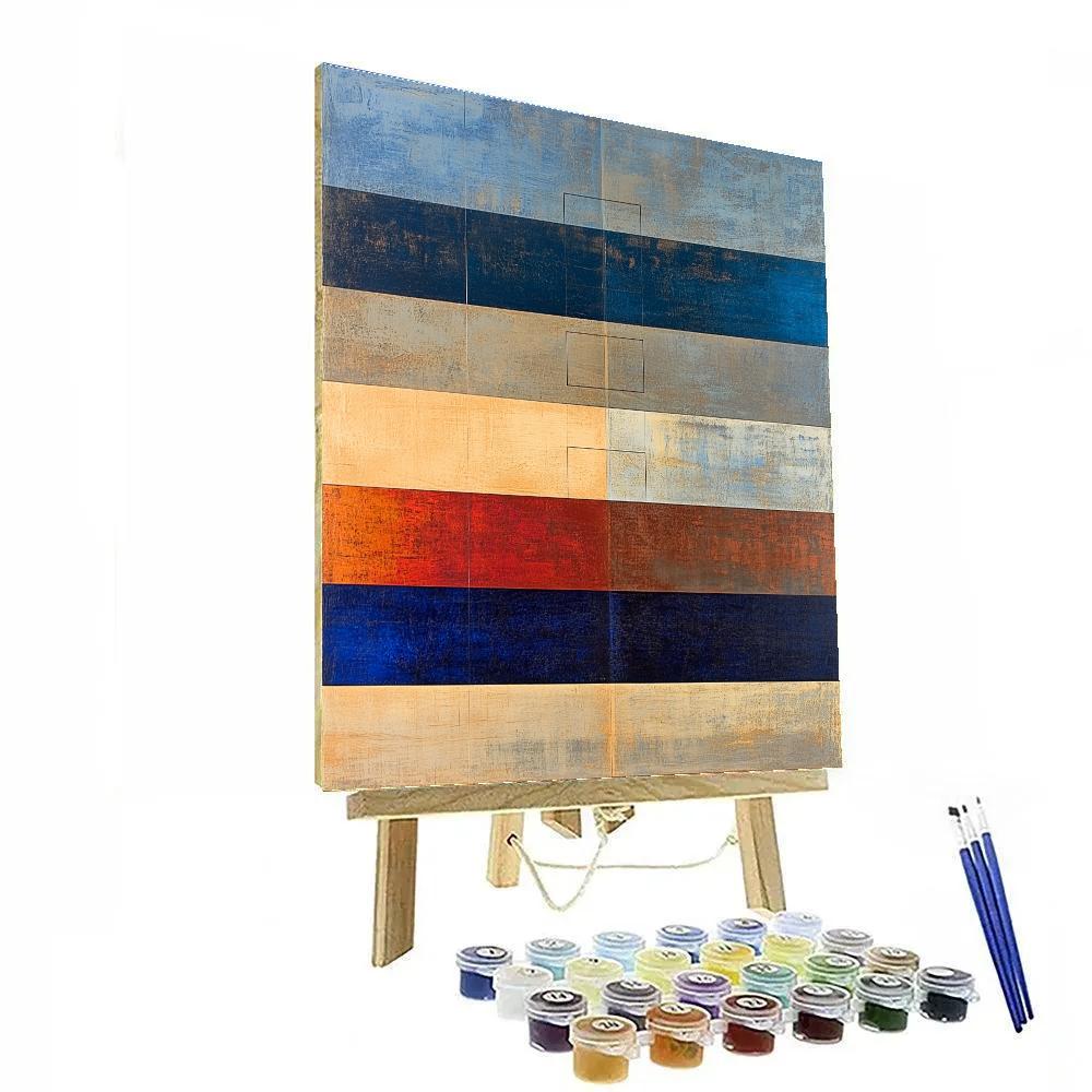 Paul Klee Inspired Resonant Color Fugue DIY paint by numbers