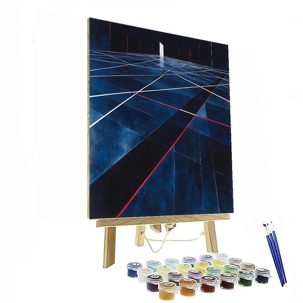 Kazimir Malevich Inspired Orbital Grids Of Silence DIY paint by numbers