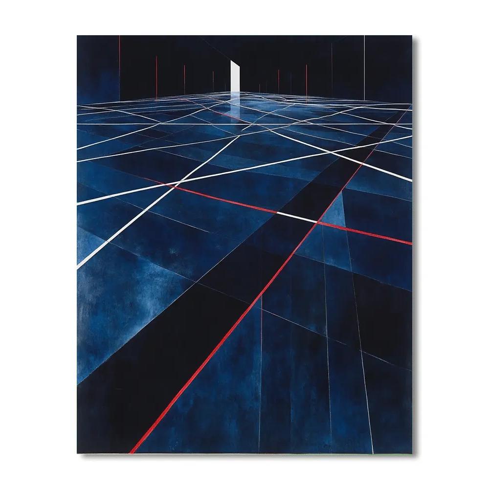 Kazimir Malevich Inspired Orbital Grids Of Silence DIY paint by numbers
