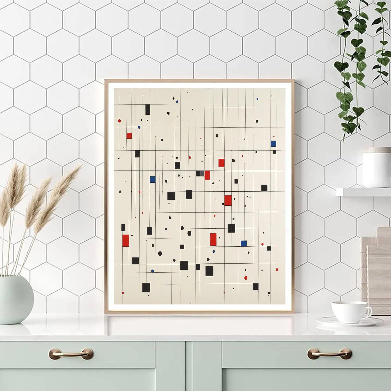 Kazimir Malevich Inspired Quantum Constellation Scheme Numbered painting kits