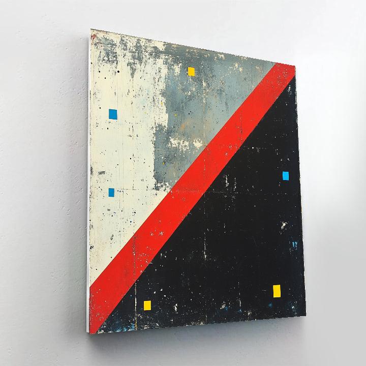 Kazimir Malevich Inspired Event Horizon Axes paint by number