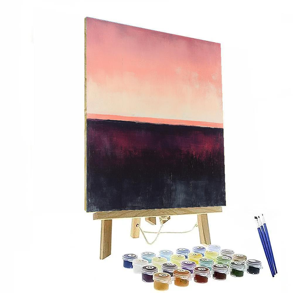 Mark Rothko Inspired Twilight Horizon paint by number