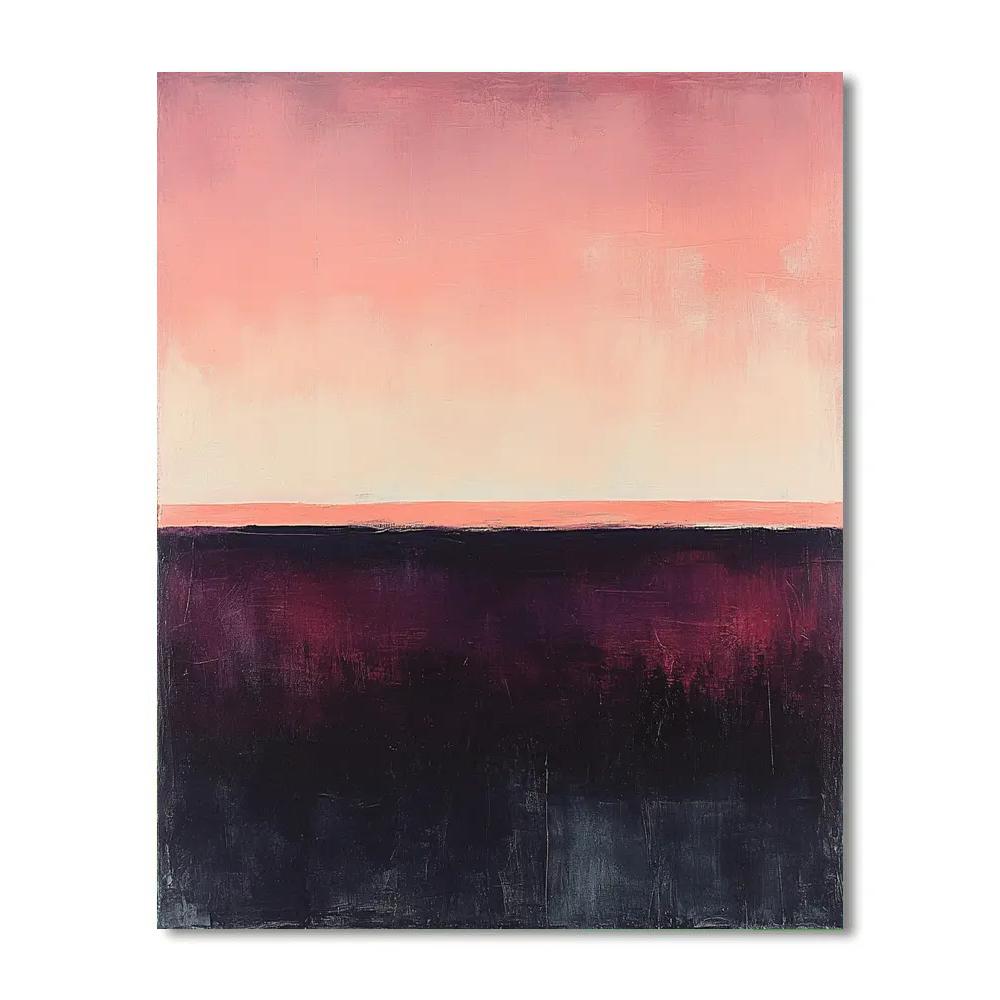 Mark Rothko Inspired Twilight Horizon paint by number