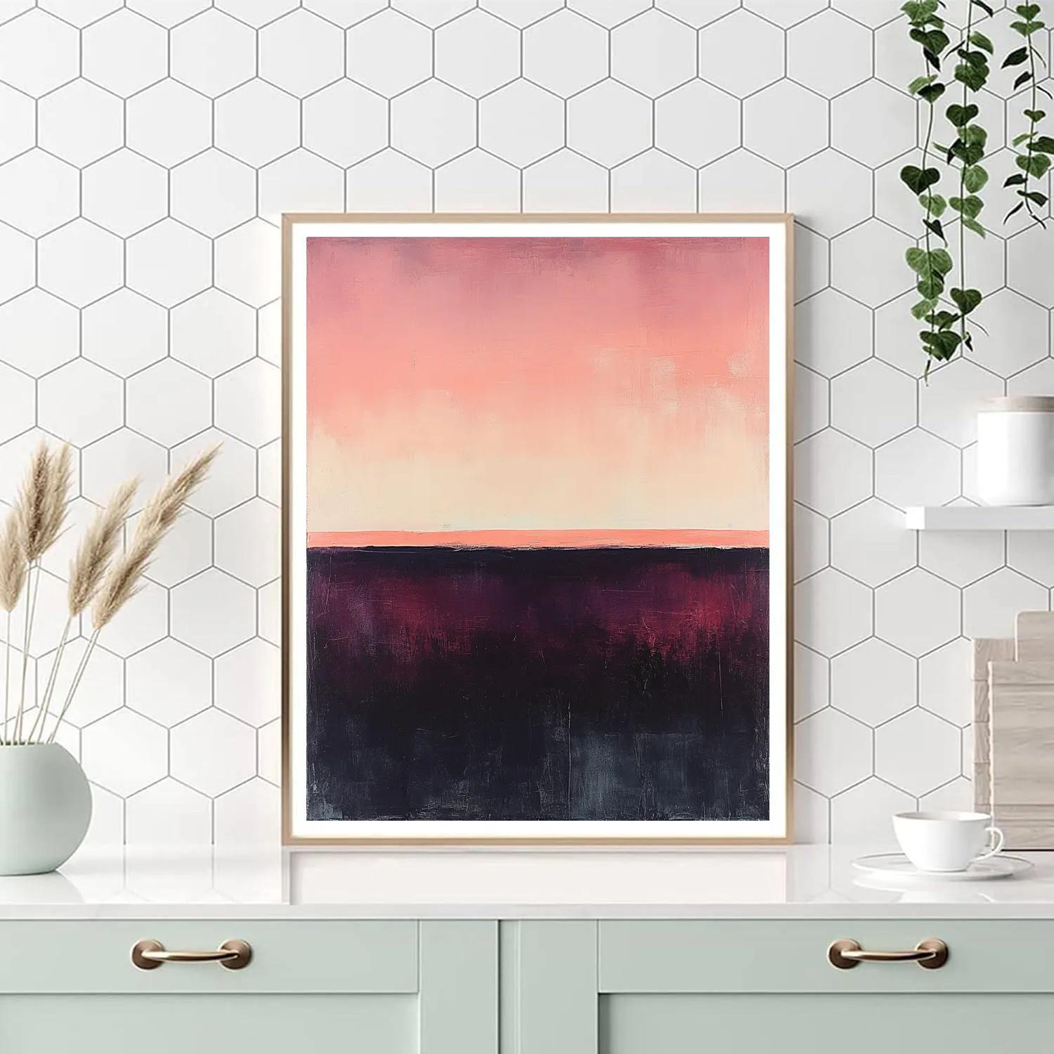 Mark Rothko Inspired Twilight Horizon paint by number