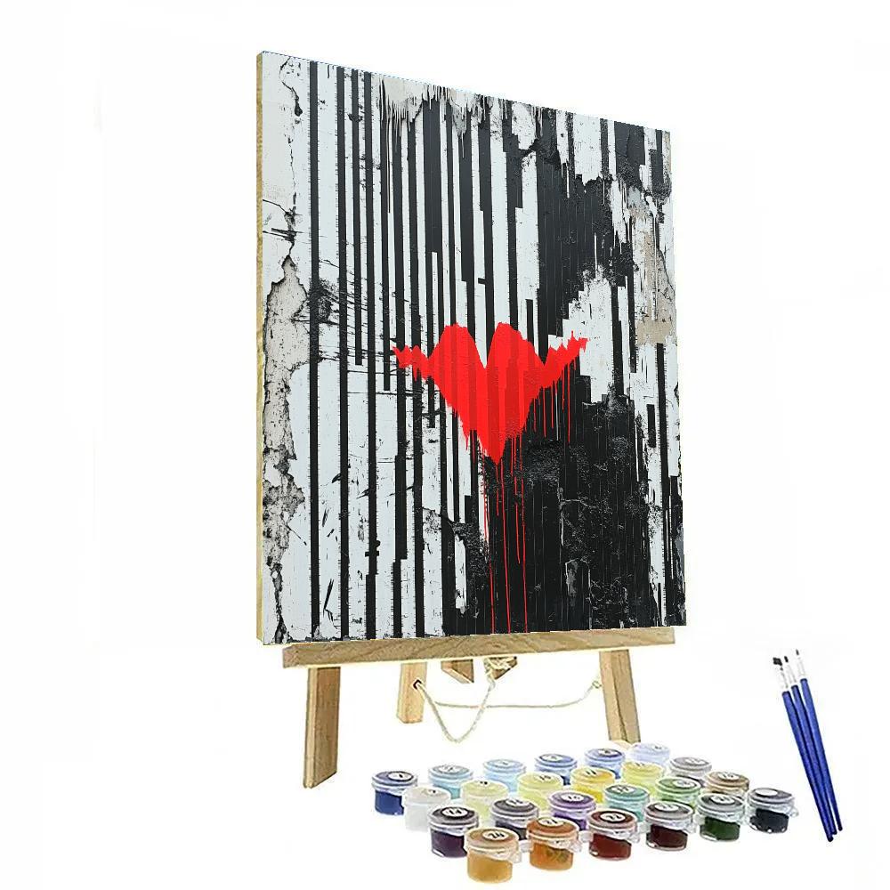 Banksy Inspired Silent Data Uprising Paint by numbers kits