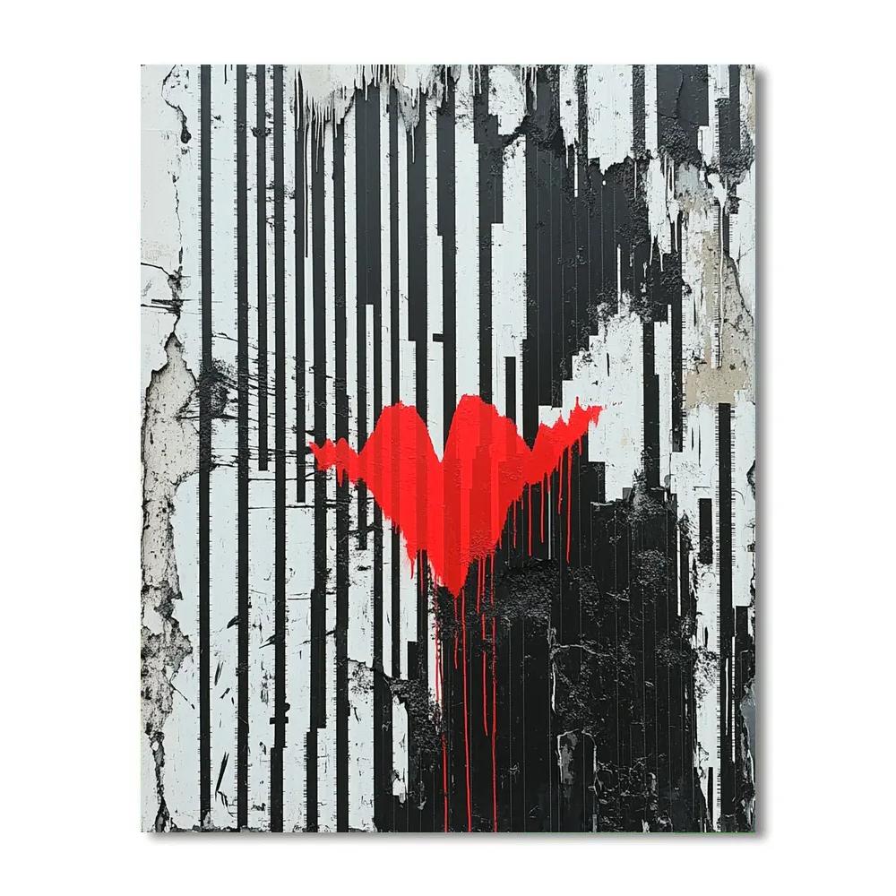 Banksy Inspired Silent Data Uprising Paint by numbers kits