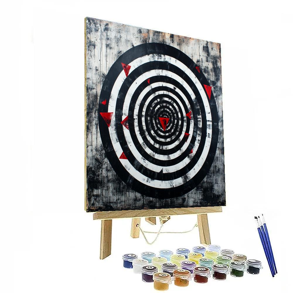 Banksy Inspired Consumerism Black Hole Paint by numbers kits