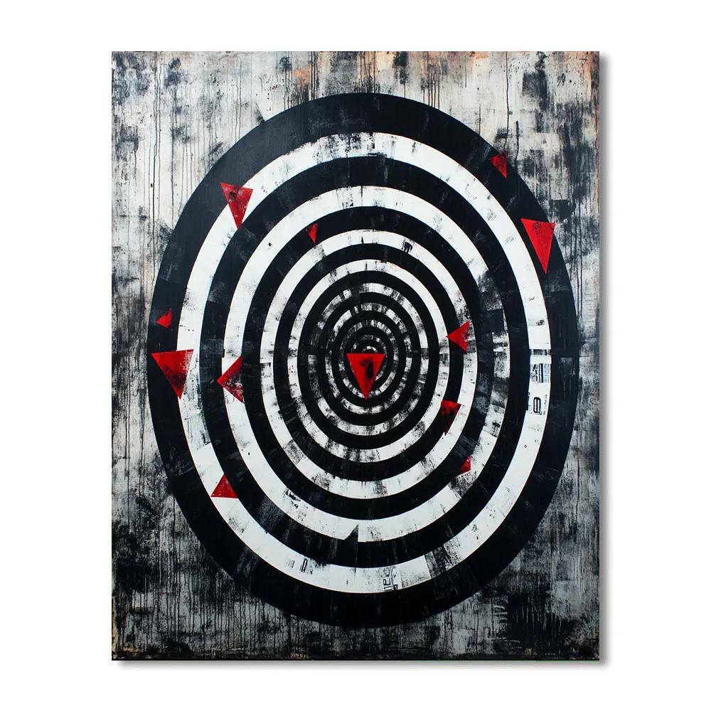 Banksy Inspired Consumerism Black Hole Paint by numbers kits