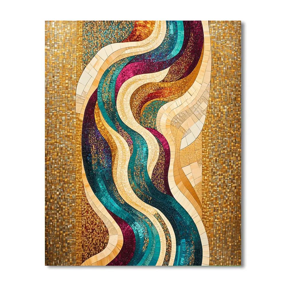 Gustav Klimt Inspired River Of Time Painting by numbers kit