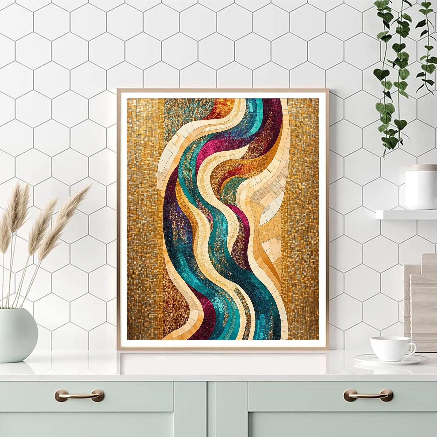 Gustav Klimt Inspired River Of Time Painting by numbers kit