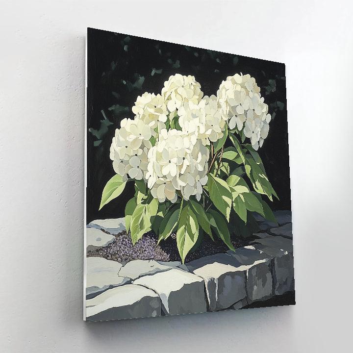 Caravaggio Inspired Lunar Garden Paint by numbers art