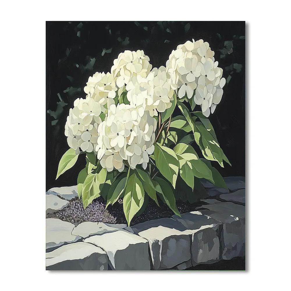 Caravaggio Inspired Lunar Garden Paint by numbers art