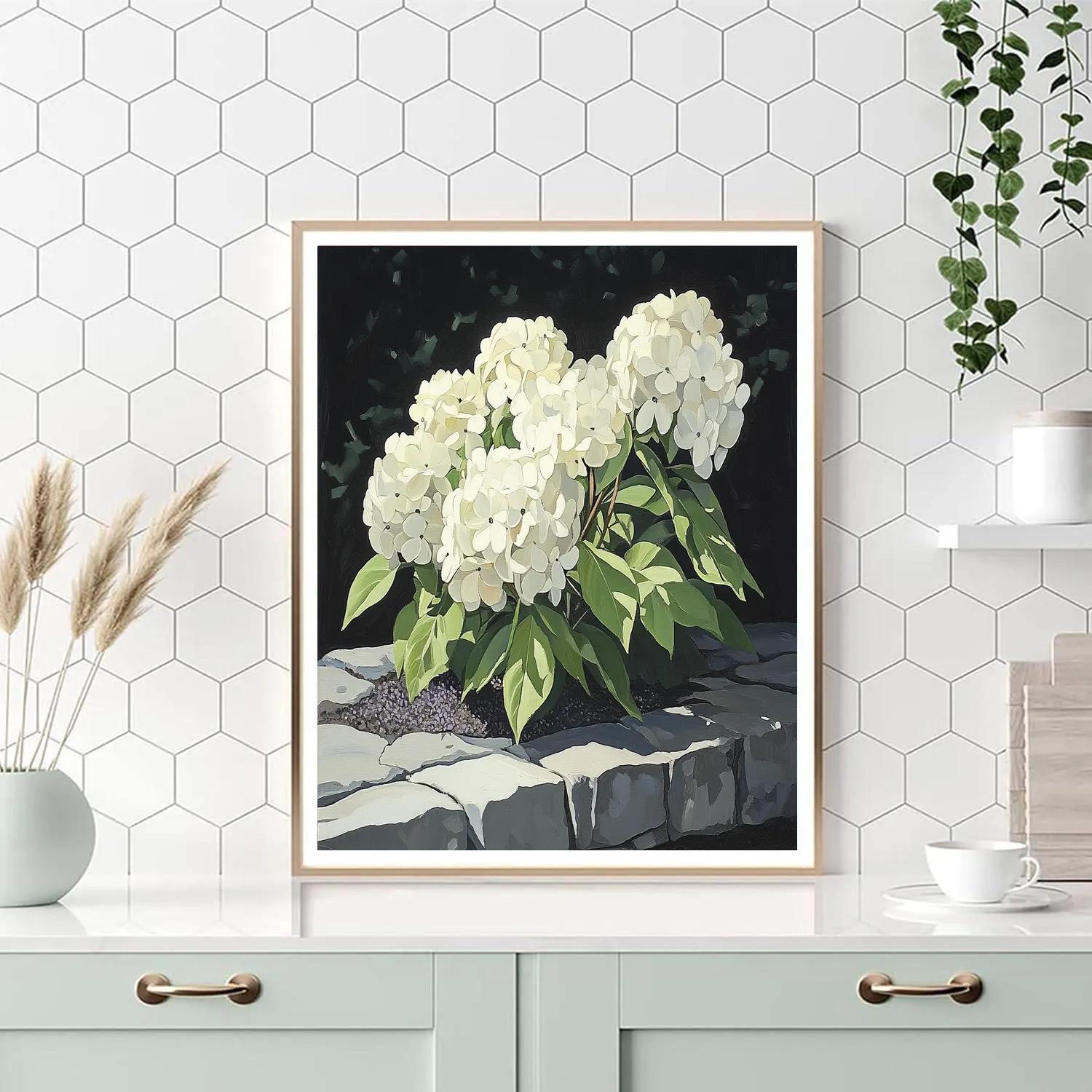 Caravaggio Inspired Lunar Garden Paint by numbers art
