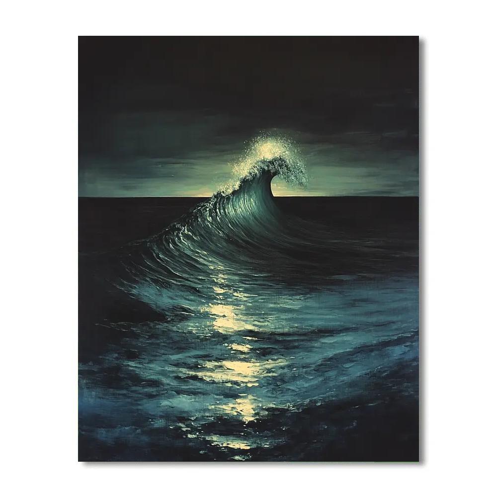 Caravaggio Inspired Planetary Tide paint by numbers