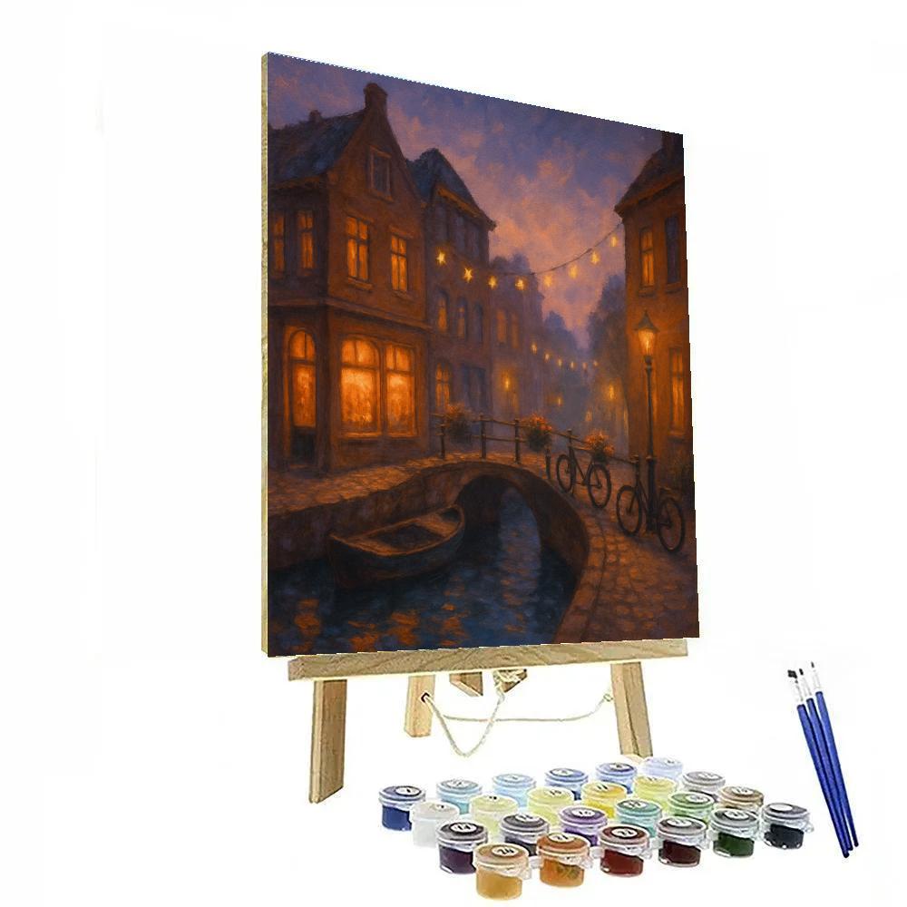 Twilight Canal Corner paint by numbers