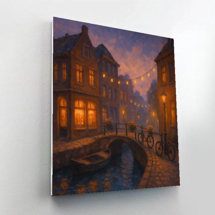 Twilight Canal Corner paint by numbers