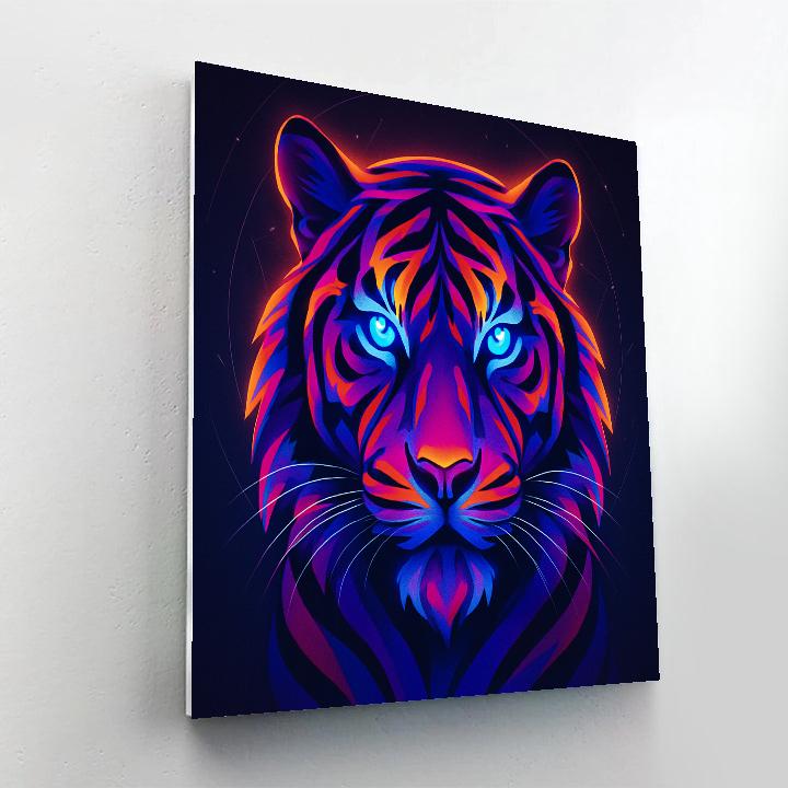 Stellar Stripes Tiger Paint by numbers kits