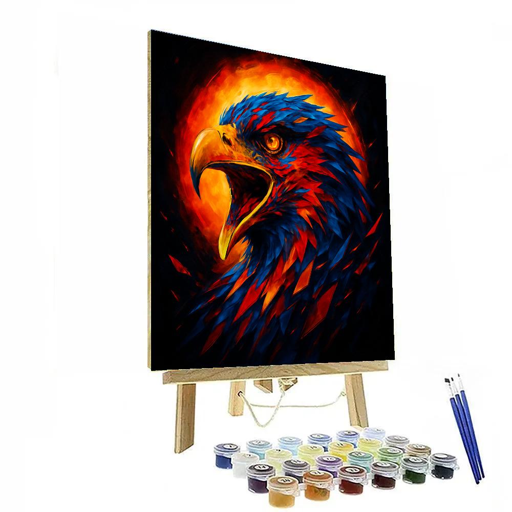 Supernova Eagle Vision Painting by numbers kit
