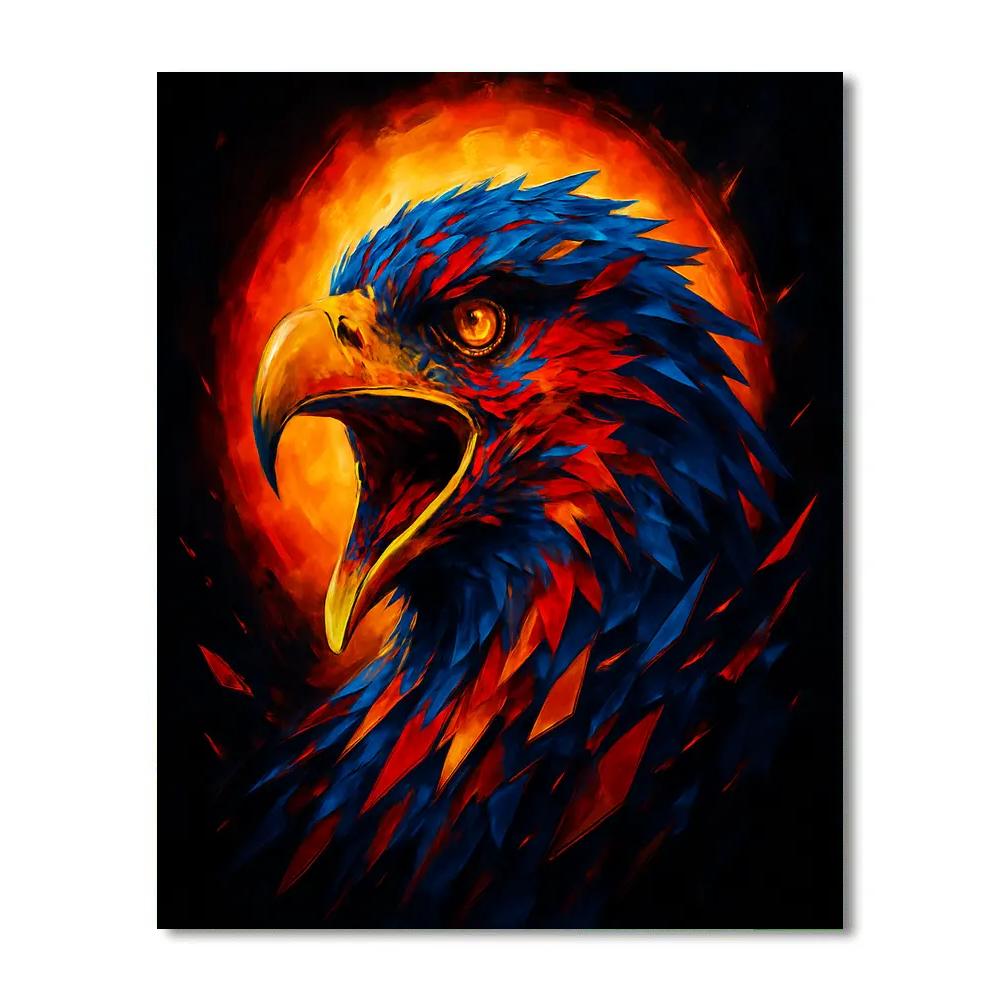 Supernova Eagle Vision Painting by numbers kit