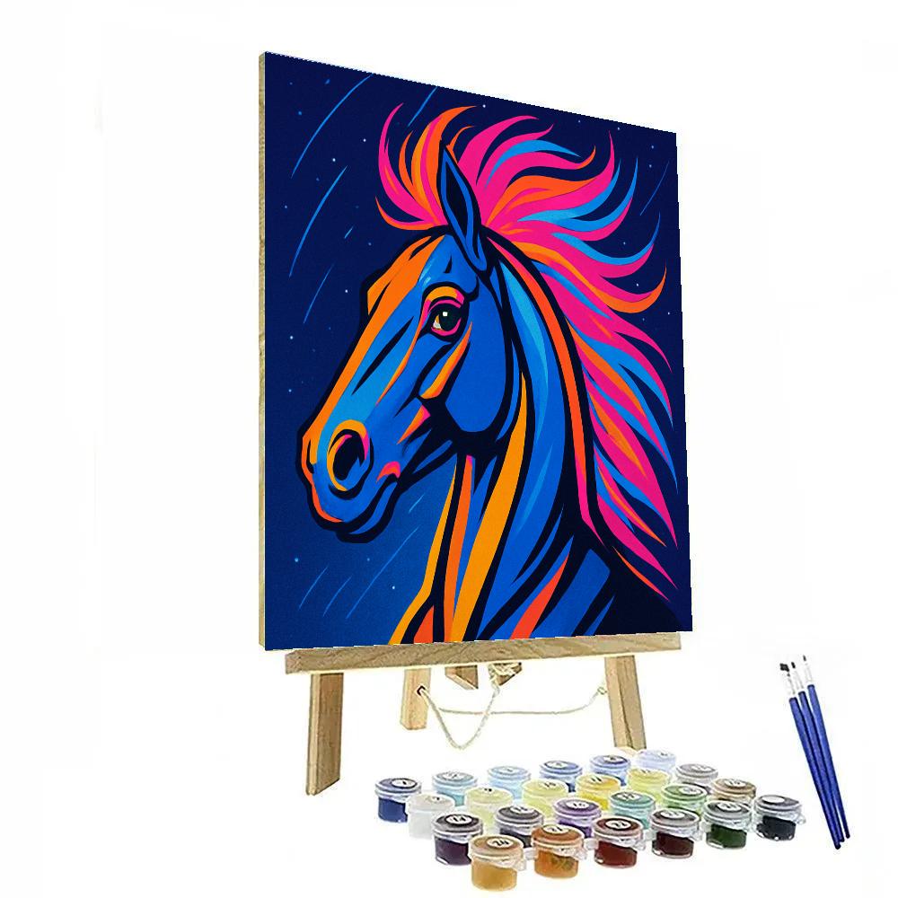 Celestial Run Horse DIY paint by numbers