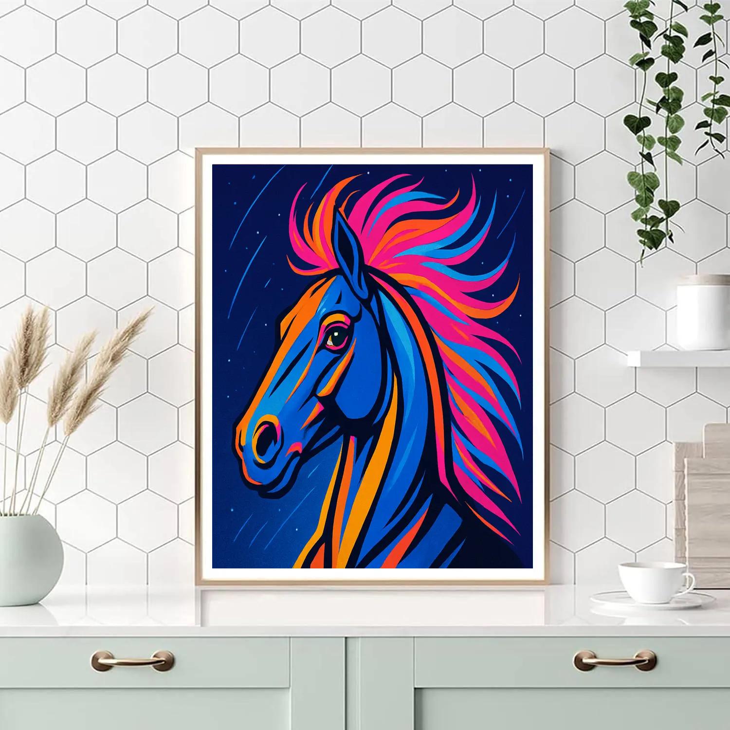Celestial Run Horse DIY paint by numbers