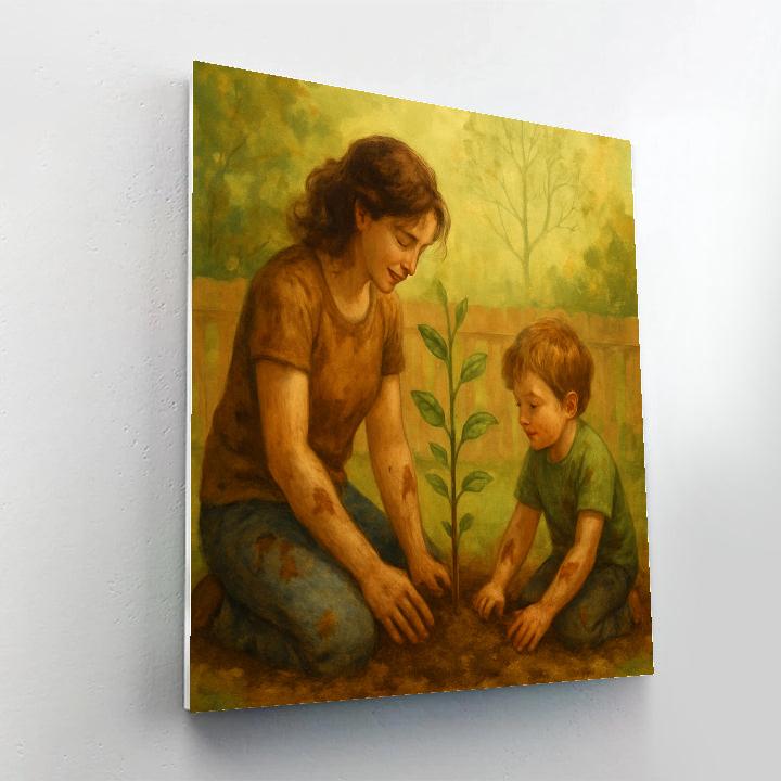 Planting A Memory Tree With Mom Numbered painting kits