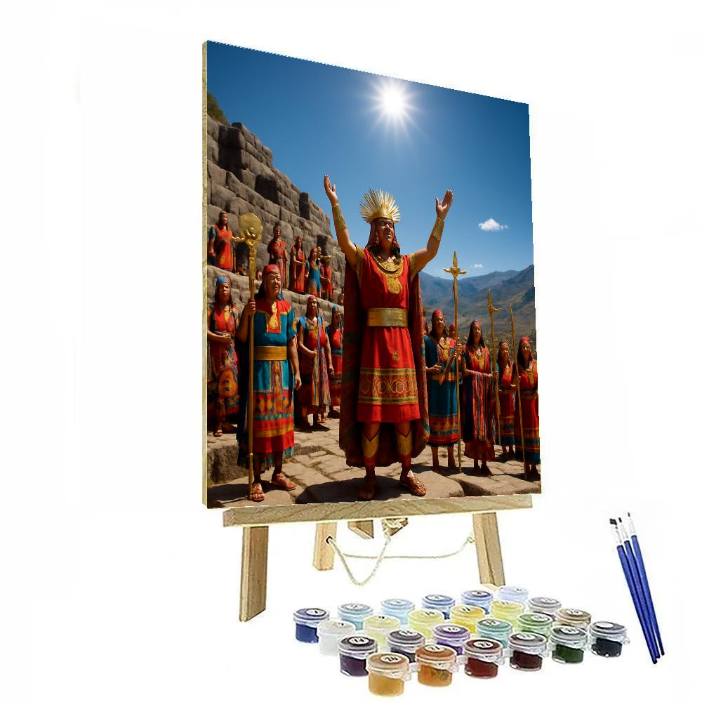 Inti Raymi Sun Festival In Cusco paint by number