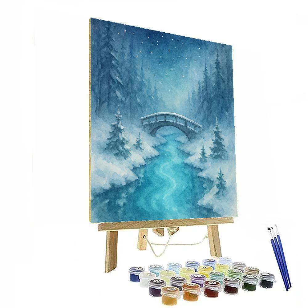 Christmas Eve Foxfire River Paint by numbers kits