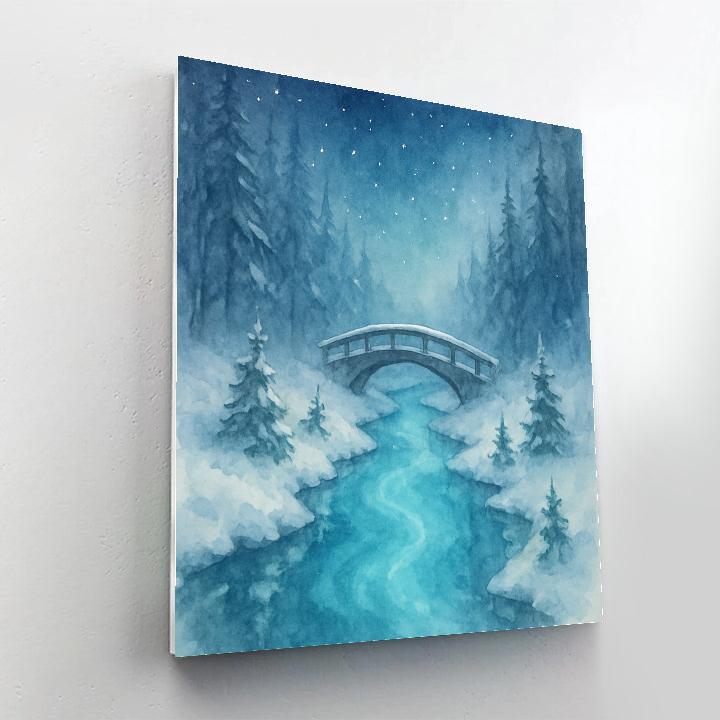 Christmas Eve Foxfire River Paint by numbers kits