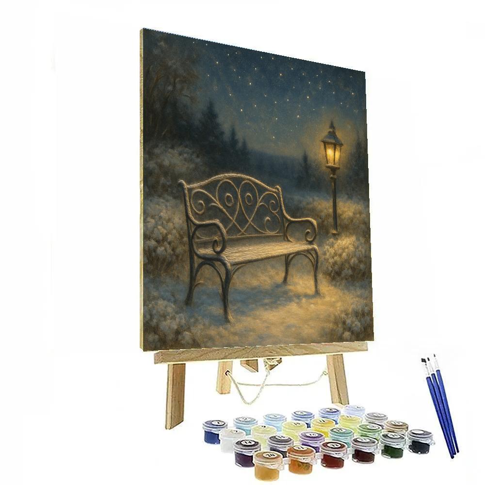 Frost Garden Stargazer Bench DIY paint by numbers