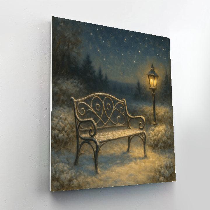 Frost Garden Stargazer Bench DIY paint by numbers