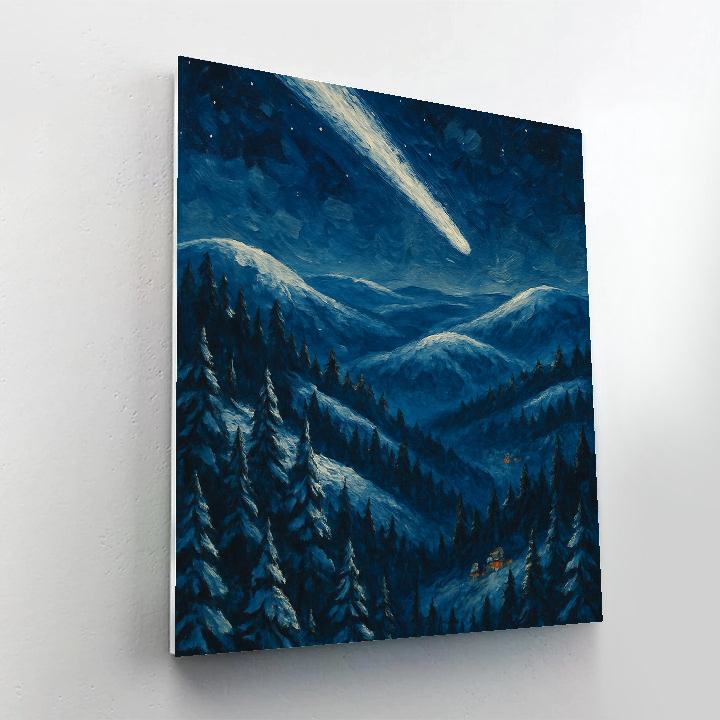 Evergreen Hills Under Silver Comet paint by numbers