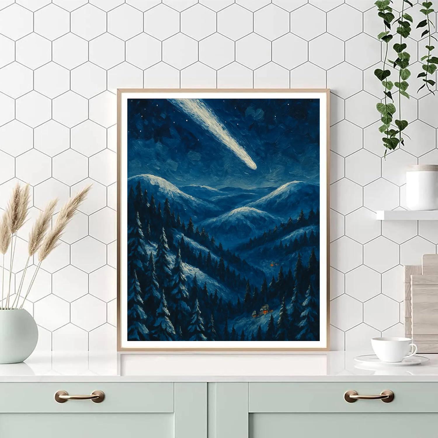 Evergreen Hills Under Silver Comet paint by numbers
