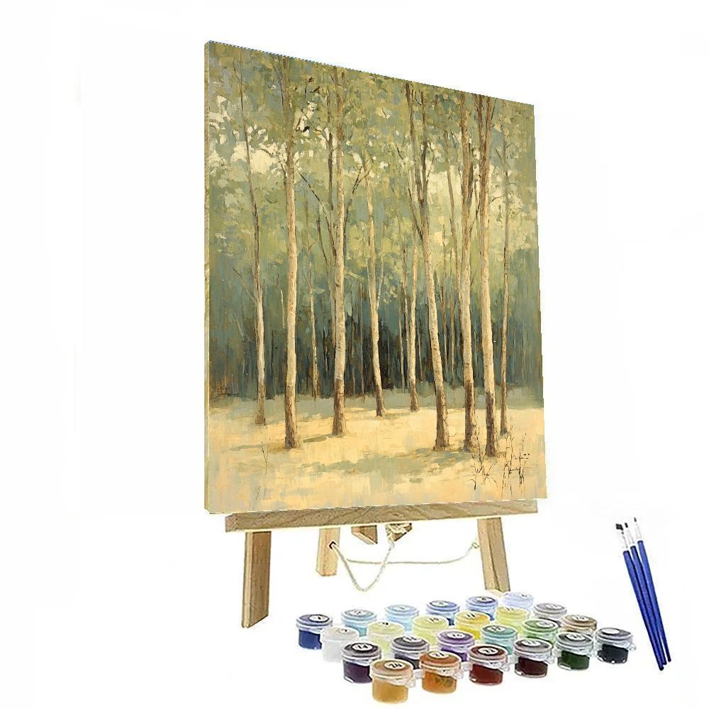 Leonardo Da Vinci Inspired Forest Of Invisible Friendships Numbered painting kits