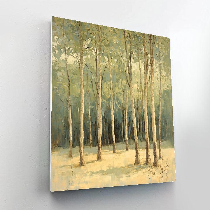 Leonardo Da Vinci Inspired Forest Of Invisible Friendships Numbered painting kits