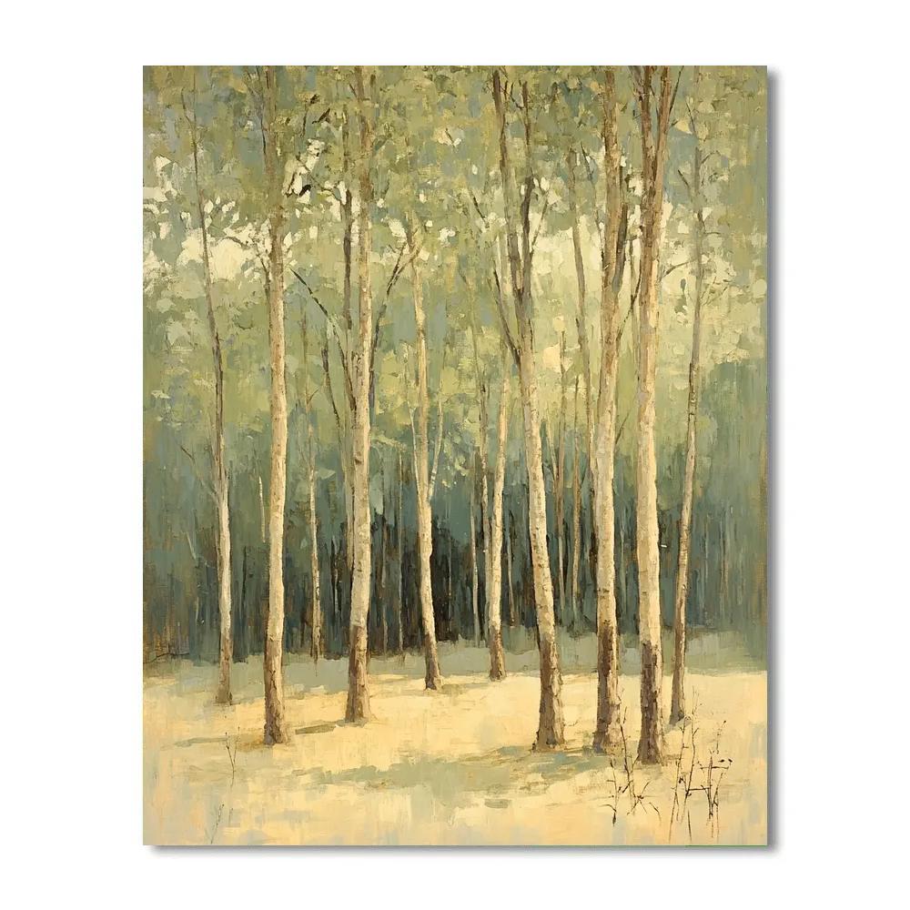 Leonardo Da Vinci Inspired Forest Of Invisible Friendships Numbered painting kits