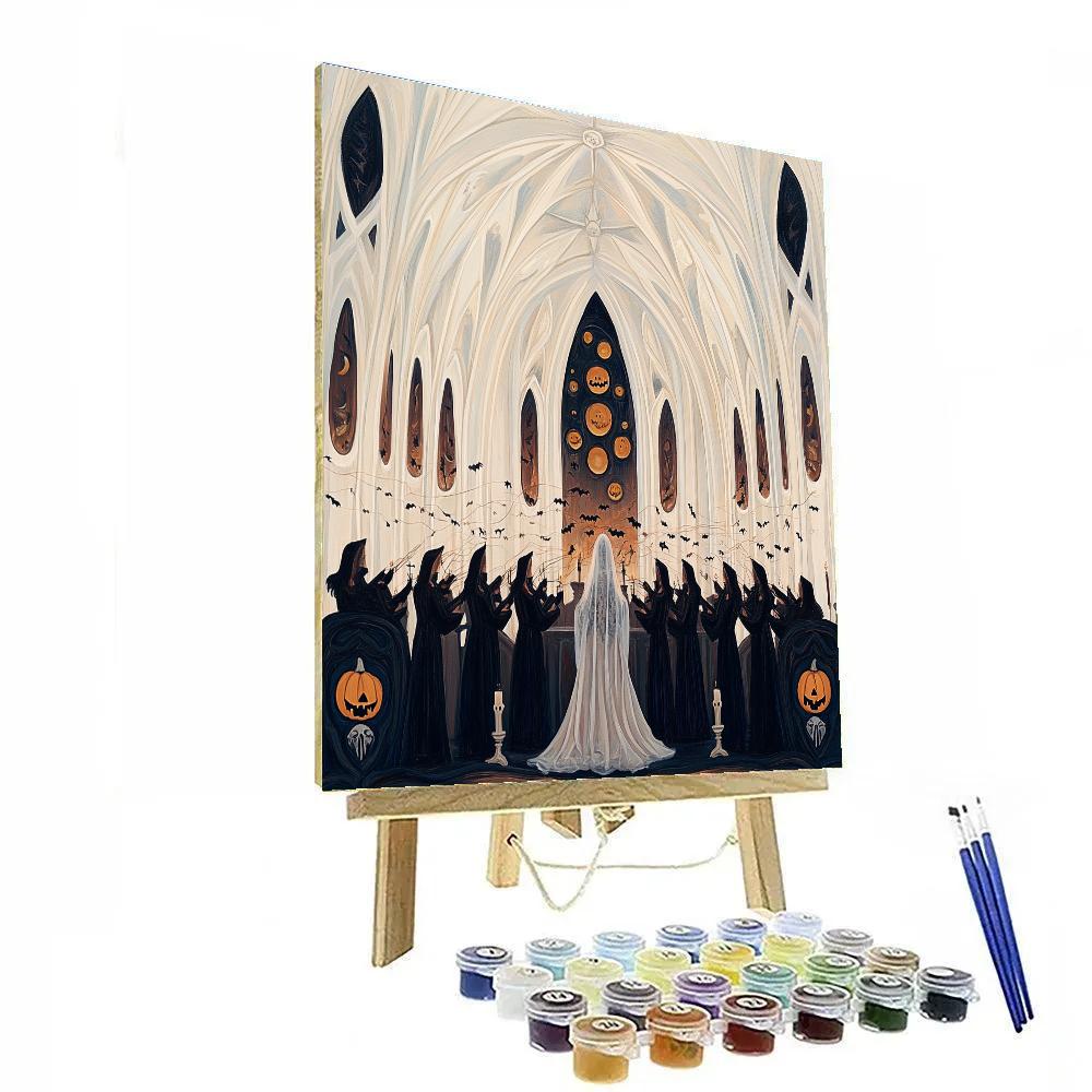 Cathedral Of Echoes Spooky Choir paint by number