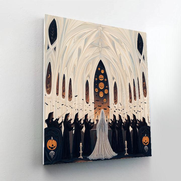 Cathedral Of Echoes Spooky Choir paint by number