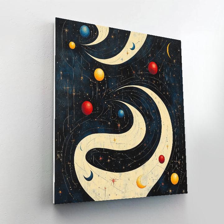 Joan Miró Inspired Cosmic Whispers Paint by numbers kits