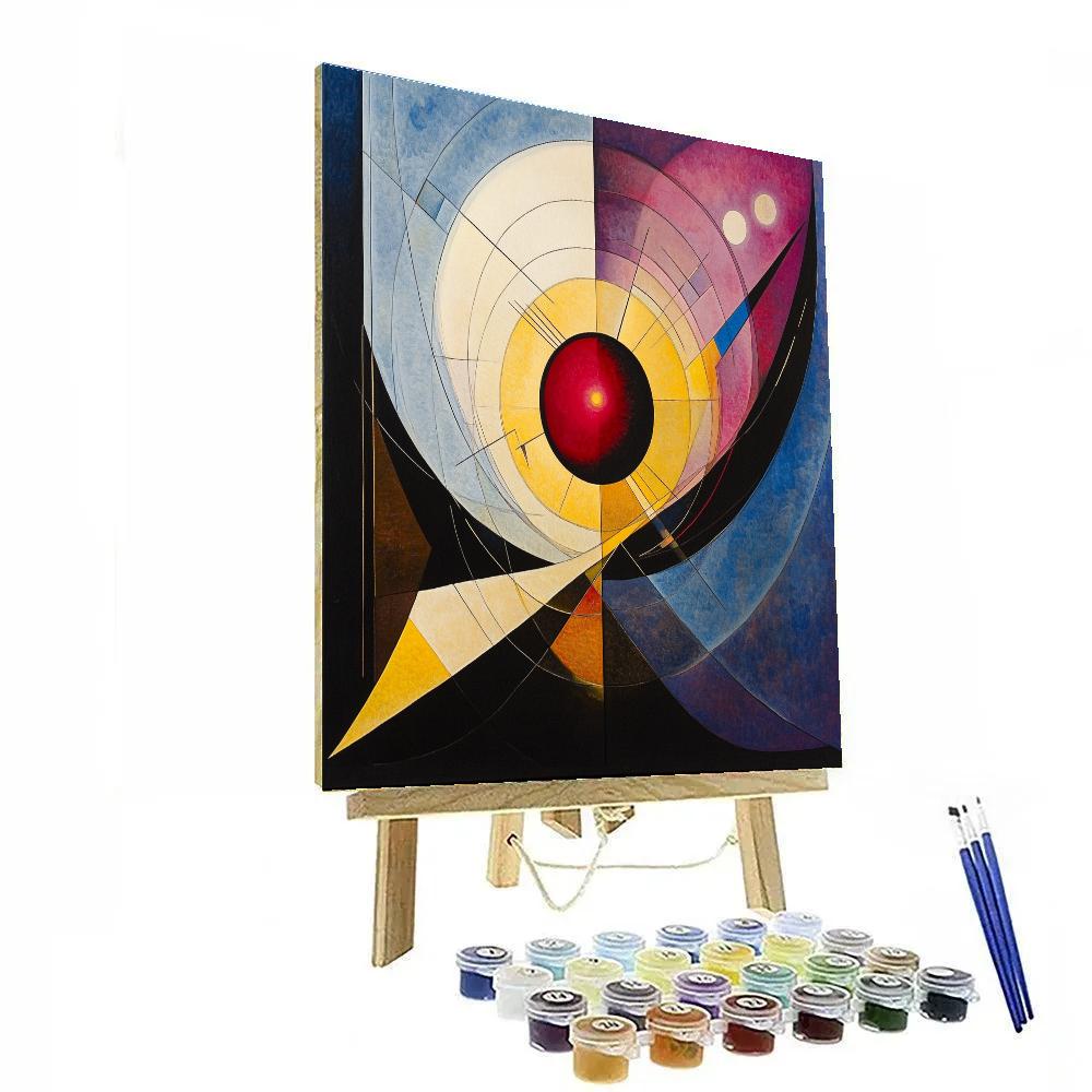 Kandinsky Inspired Orbital Abstraction Paint by numbers kits