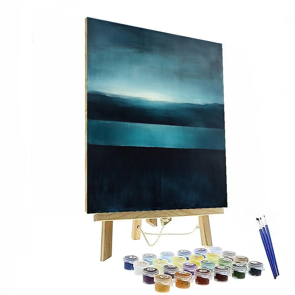 Mark Rothko Inspired Nocturnal Horizon Number painting