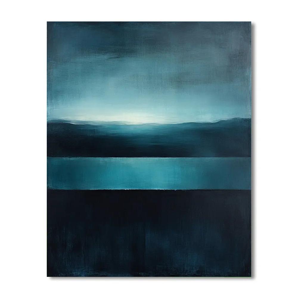 Mark Rothko Inspired Nocturnal Horizon Number painting