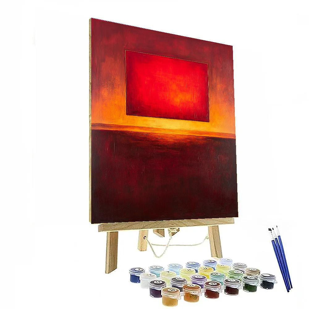 Mark Rothko Inspired Ember Of Dawn Paint by numbers art