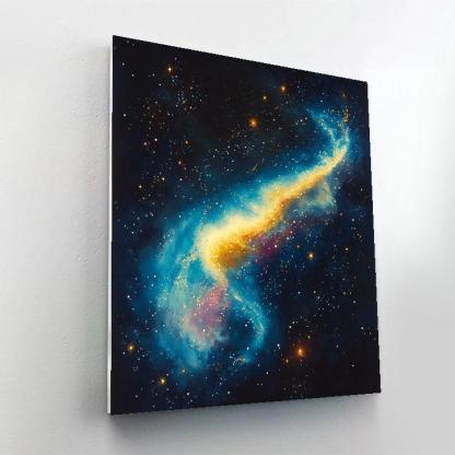 Georges Seurat Inspired Nebular Prism Veil Painting by numbers kit