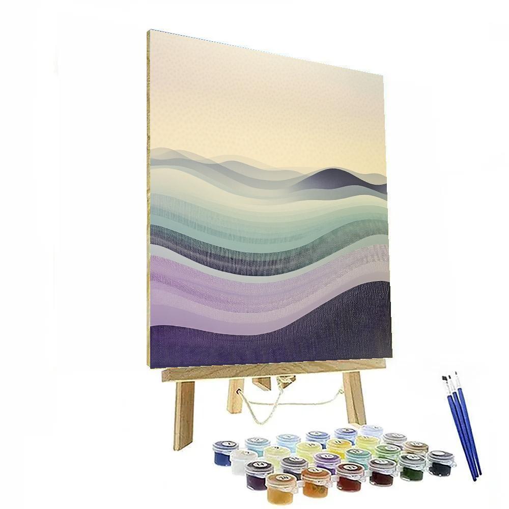 Georges Seurat Inspired Temporal Ripple Fields paint by color