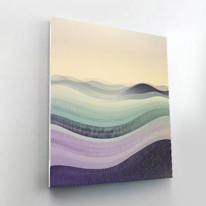 Georges Seurat Inspired Temporal Ripple Fields paint by color